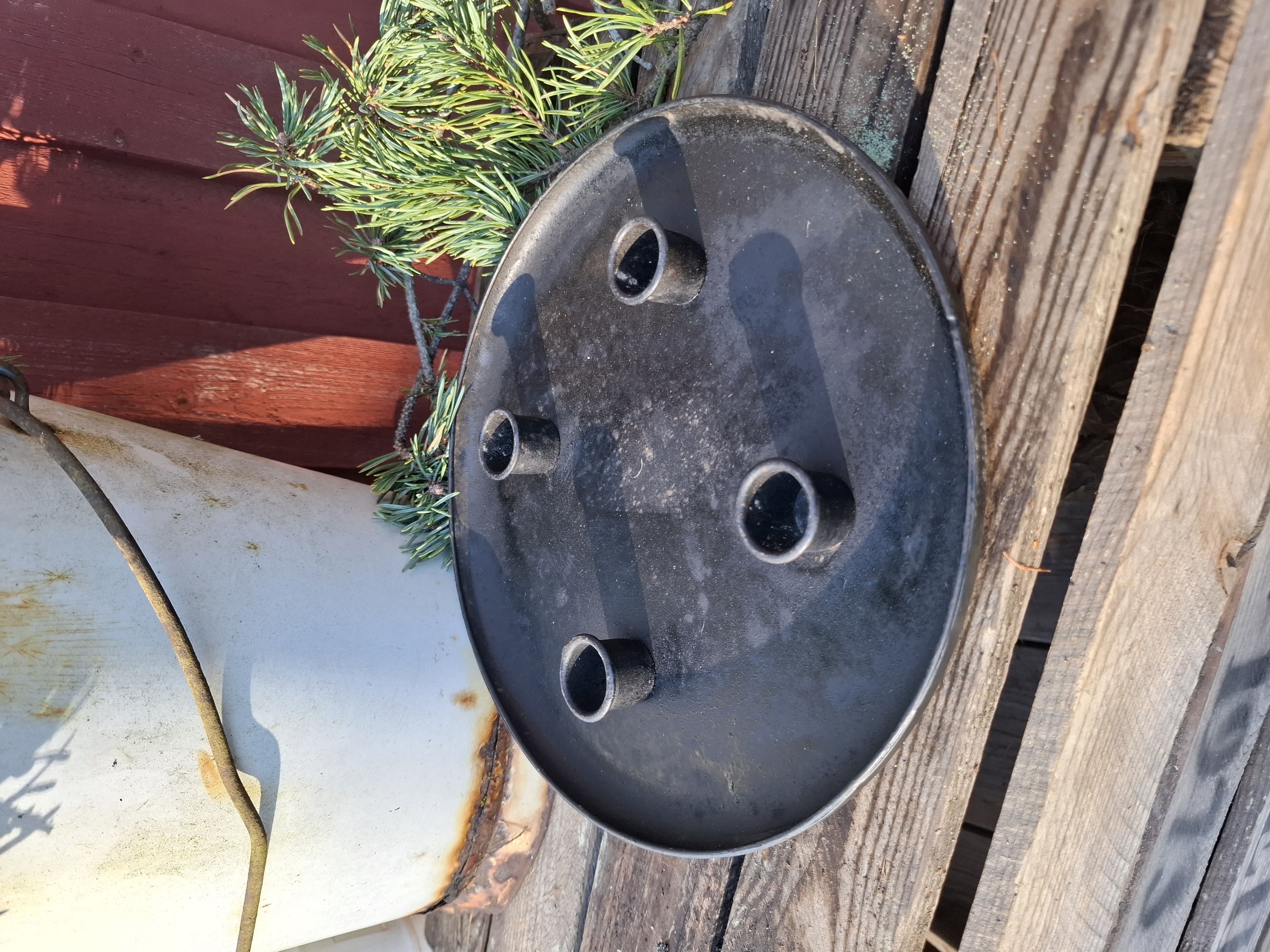 Ljusstake-/fat för fyra ljus