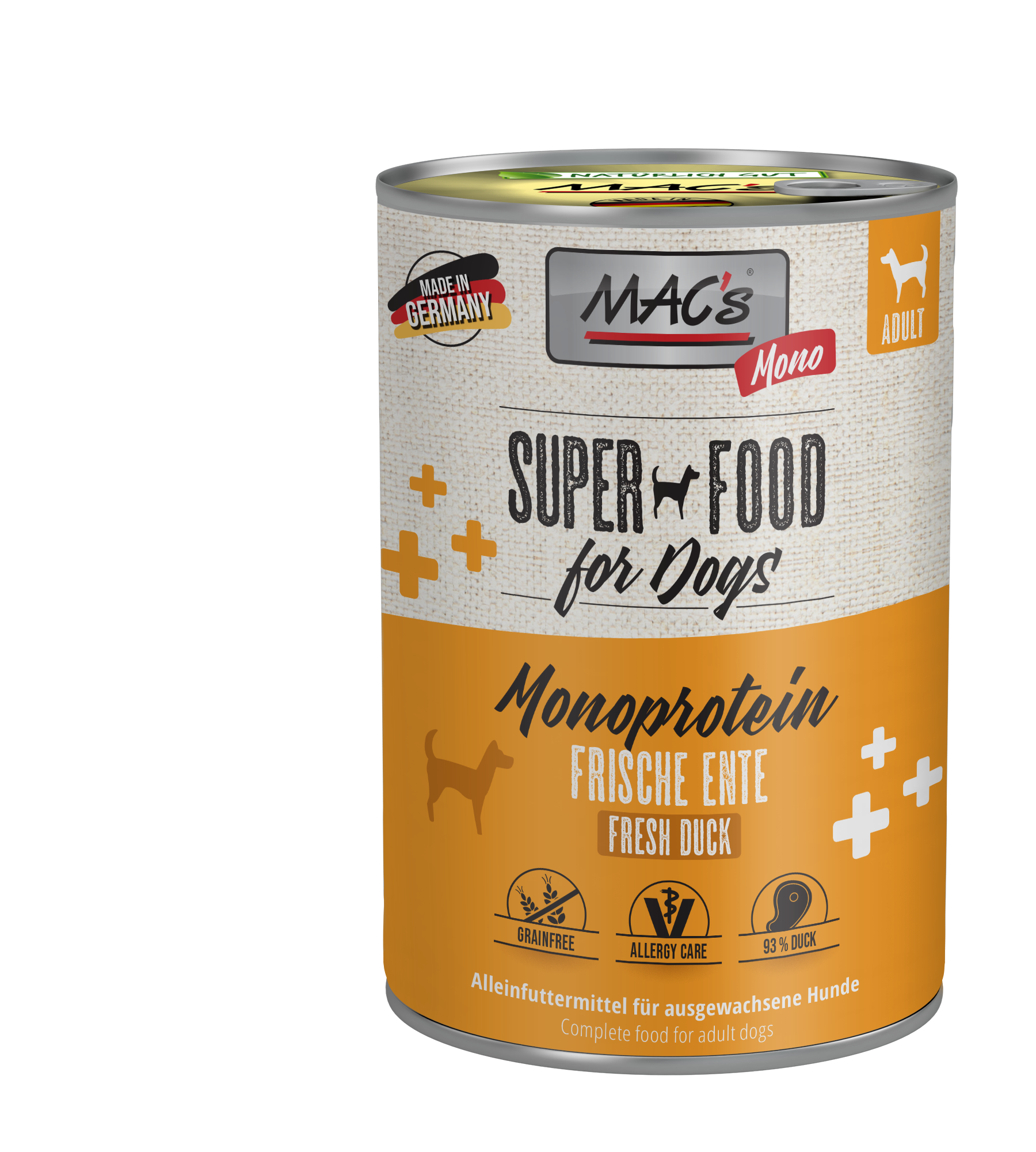 MAC's - Mono Anka Potatis & Ärtor 6 x 400 gram