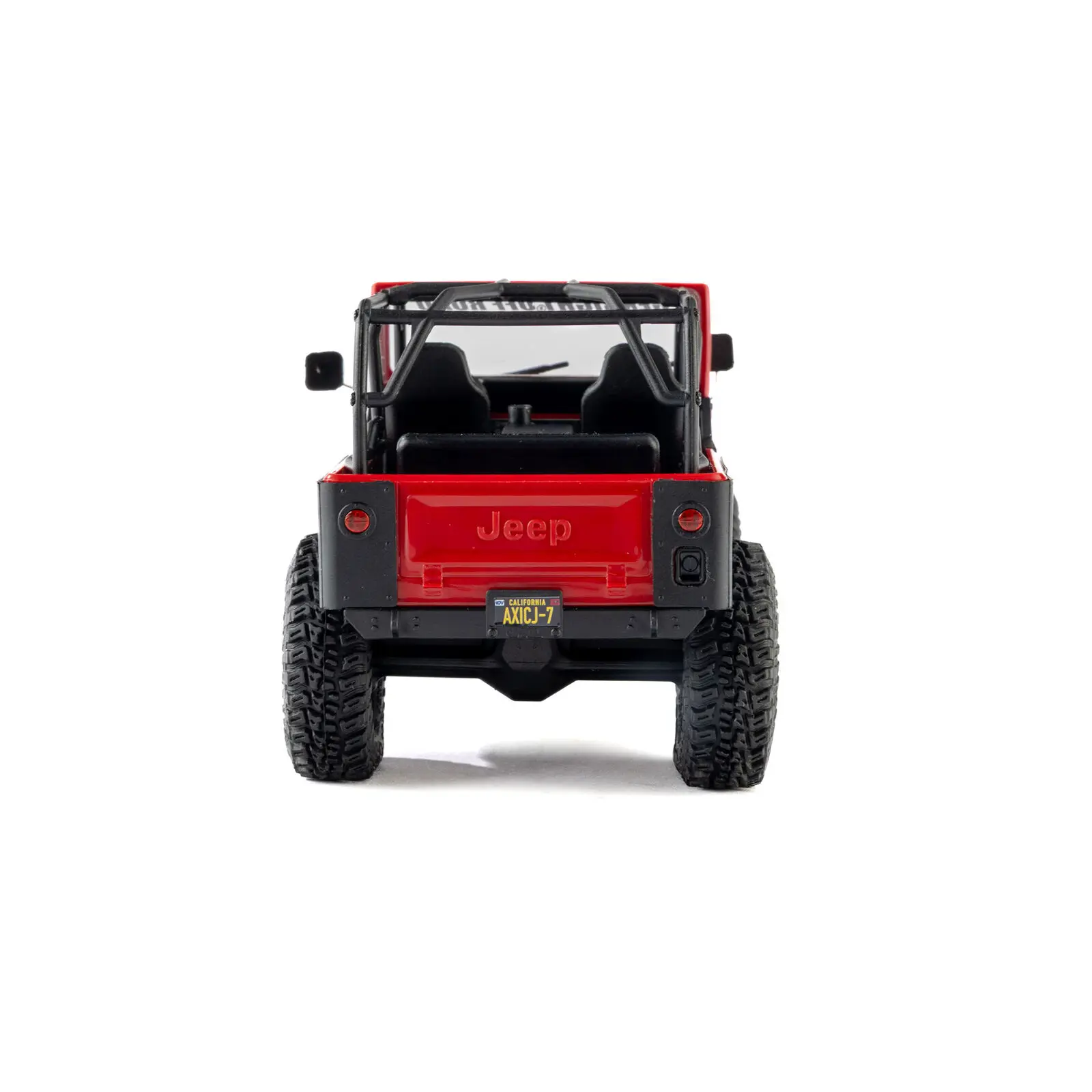 Axial 1/30 SCX30 Jeep CJ-7 GenRight 4X4 RTR Rock Crawler med borstad motor (batteri och laddare ingår), röd - 6