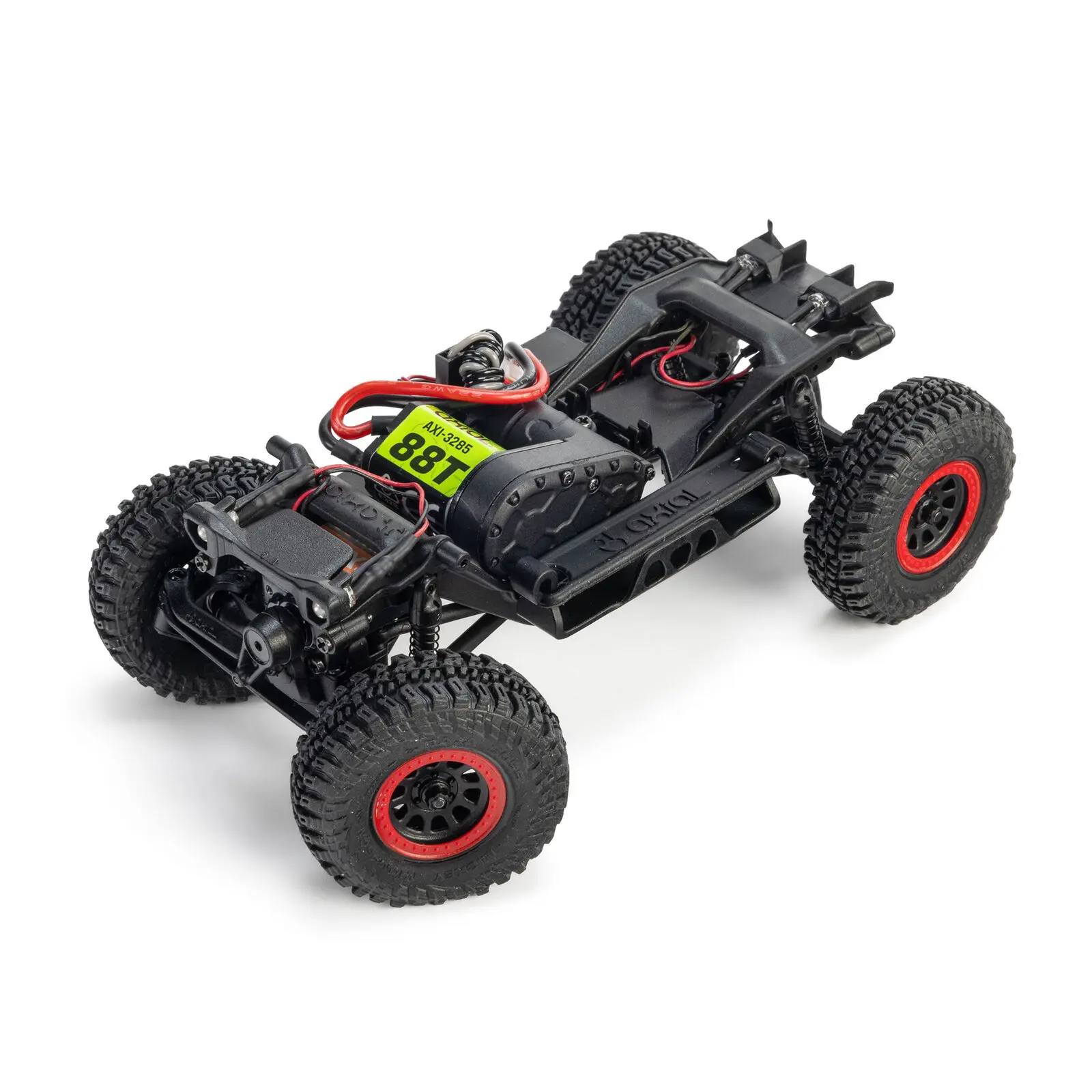Axial 1/30 SCX30 Jeep CJ-7 GenRight 4X4 RTR Rock Crawler med borstad motor (batteri och laddare ingår), röd - 14