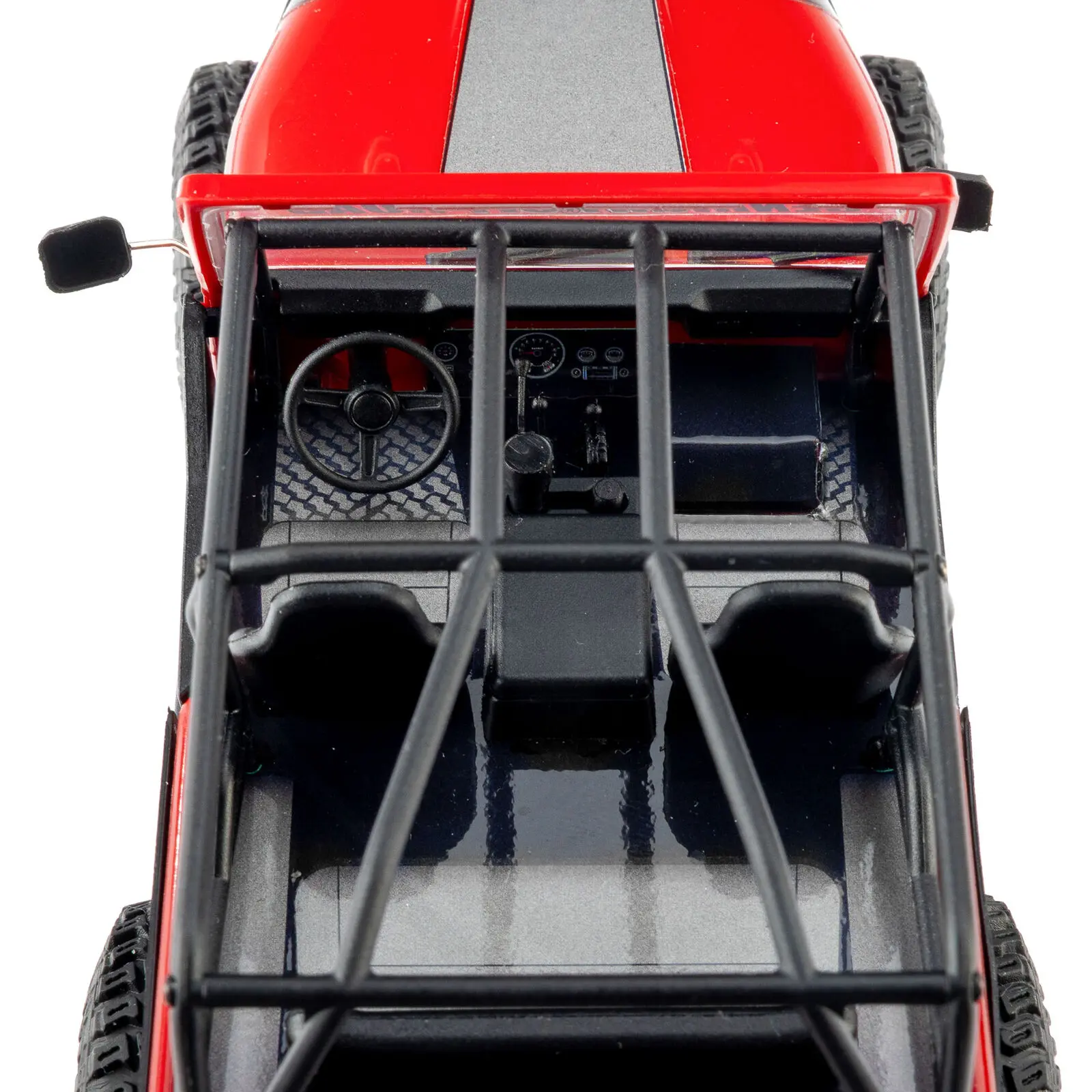 Axial 1/30 SCX30 Jeep CJ-7 GenRight 4X4 RTR Rock Crawler med borstad motor (batteri och laddare ingår), röd - 11