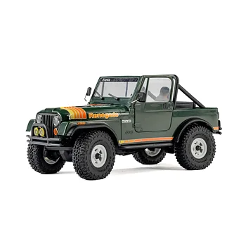 Axial 1/30 SCX30 Jeep CJ-7 GenRight 4X4 RTR Rock Crawler med borstad motor (batteri och laddare ingår), Grön