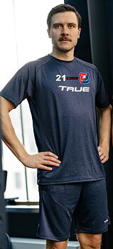 True Performance Off-Is T-shirt Jr. (THC) Navy
