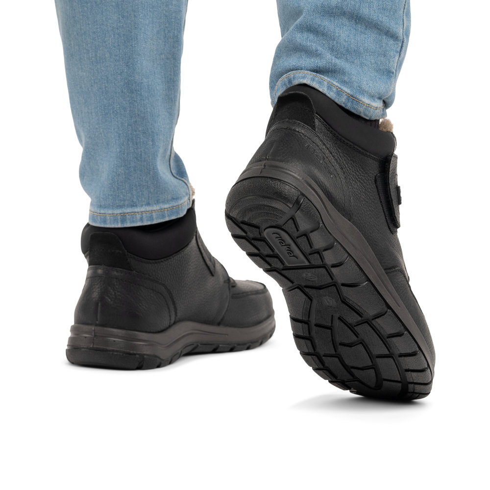 Rieker Herrboots Lammullsfodrad Svart - 10