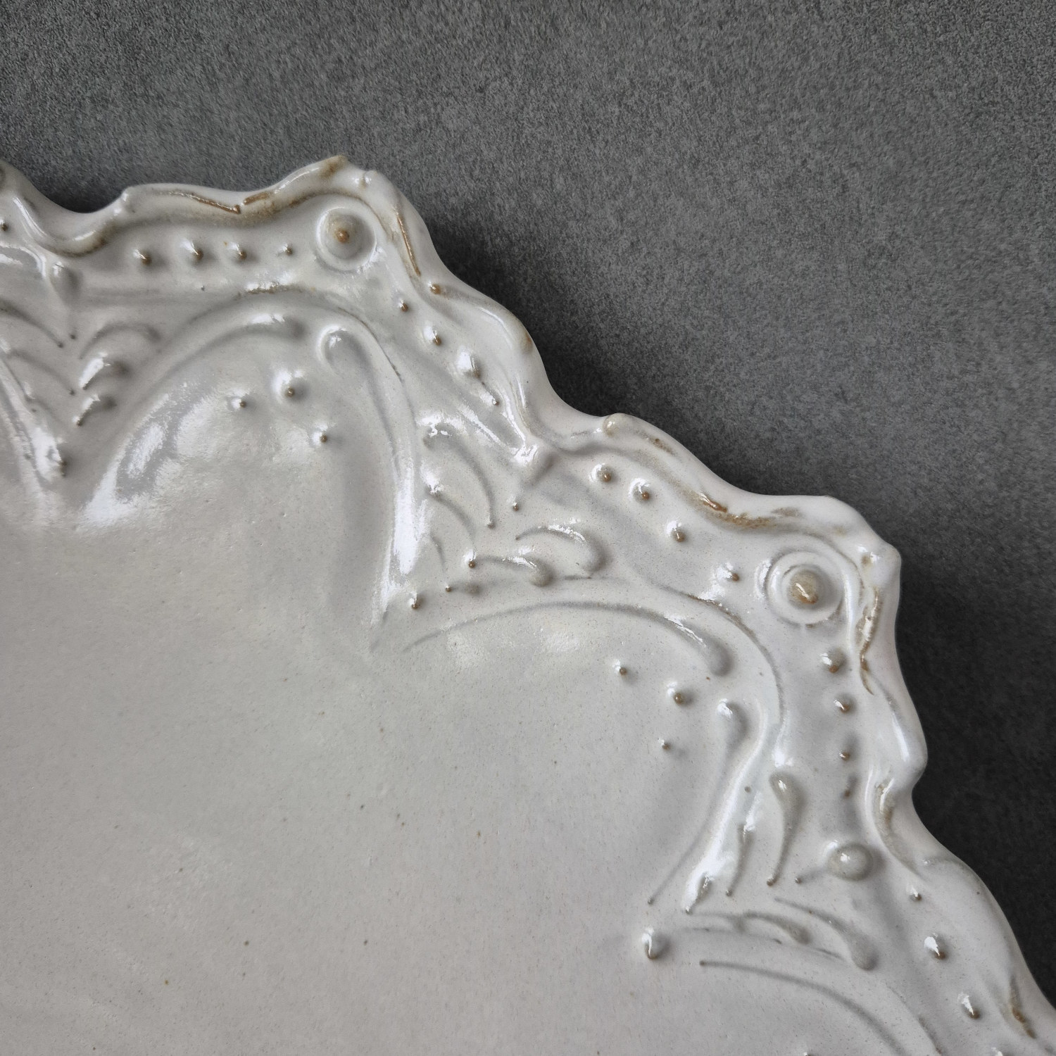 Cakeplate with lace trim for A-C Eder - 2