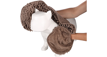 HANDDUK microfiber med handfickor