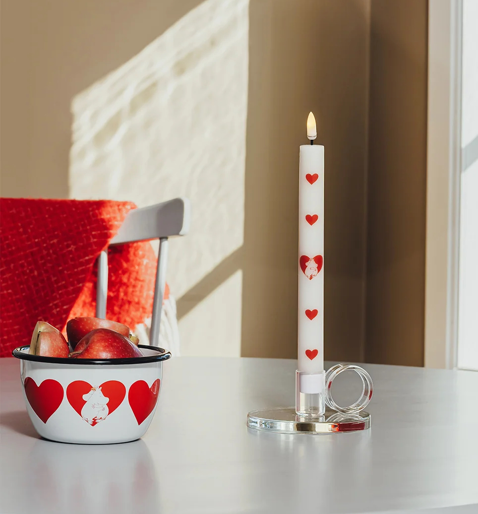 Moomin LED Candles, 2-Pack - Heart - 3