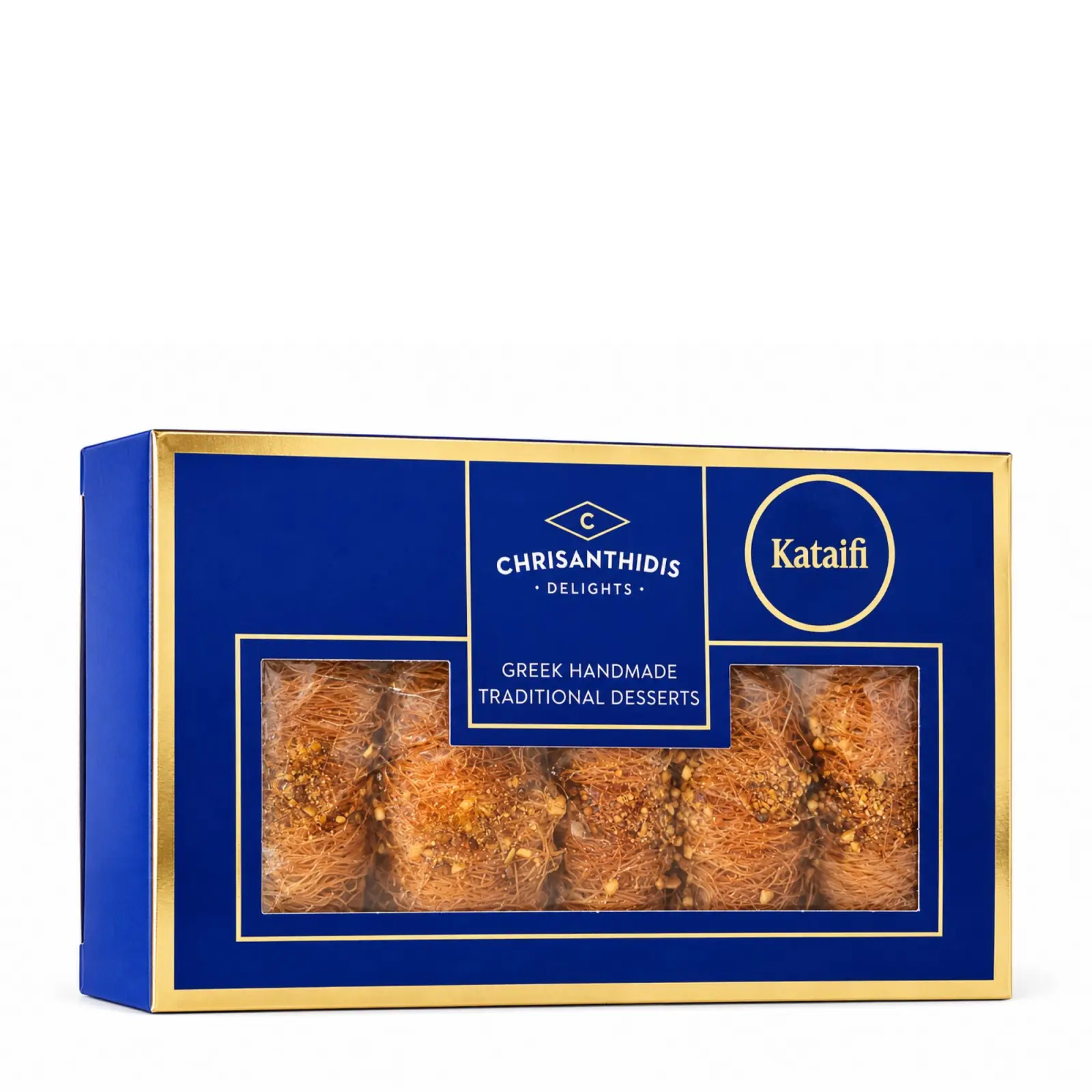 Kataifi – grekiskt sirapsbakverk 580 g – Chrisanthidis
