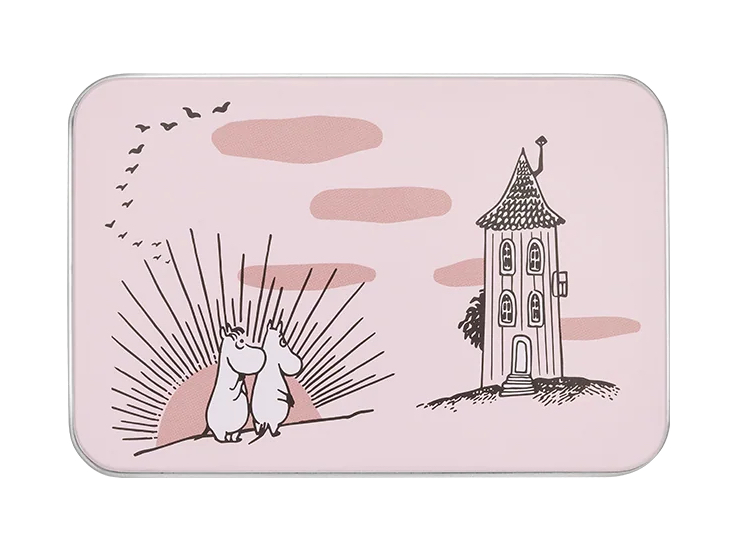 Mumin Plåtburk 12x8x9 cm - Vänskap - 2
