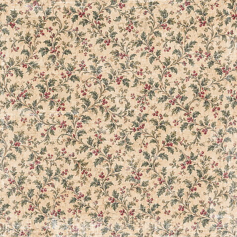 Papper Scrapbooking  Reprint - Holly  - Christmas Memories -  12x12 (30,5 x 30,5 cm)
