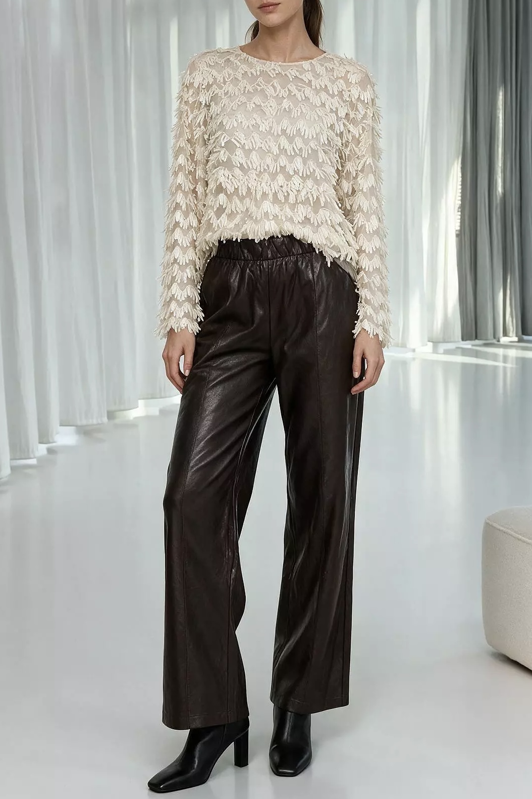 Leveté Room - Ura 1 Trousers Coffee Bean - 4