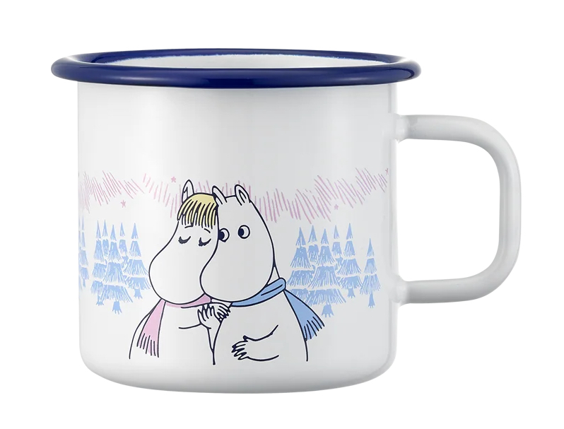 Moomin Enamel Mug 3.7 dl - Frosty Day