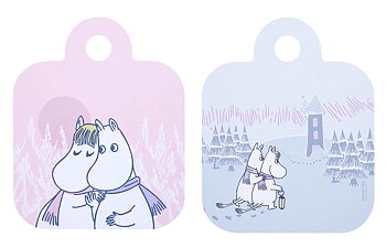 Mumin Skärbräda - Frosty Day (Olika fram & baksida)