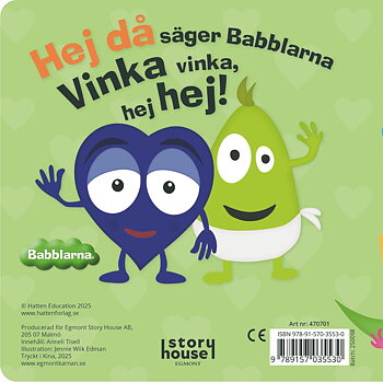 Bok Pekbok BABBLARNA SPEGELBOK