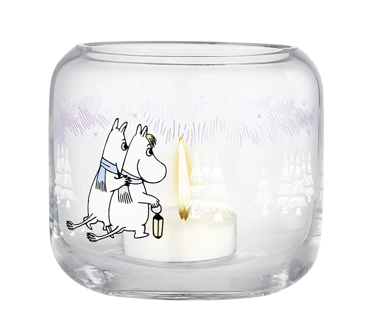 Moomin Tealight Holder 8 cm - Frosty Day - 3
