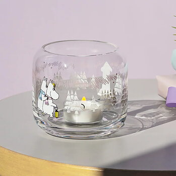 Moomin Tealight Holder 8 cm - Frosty Day