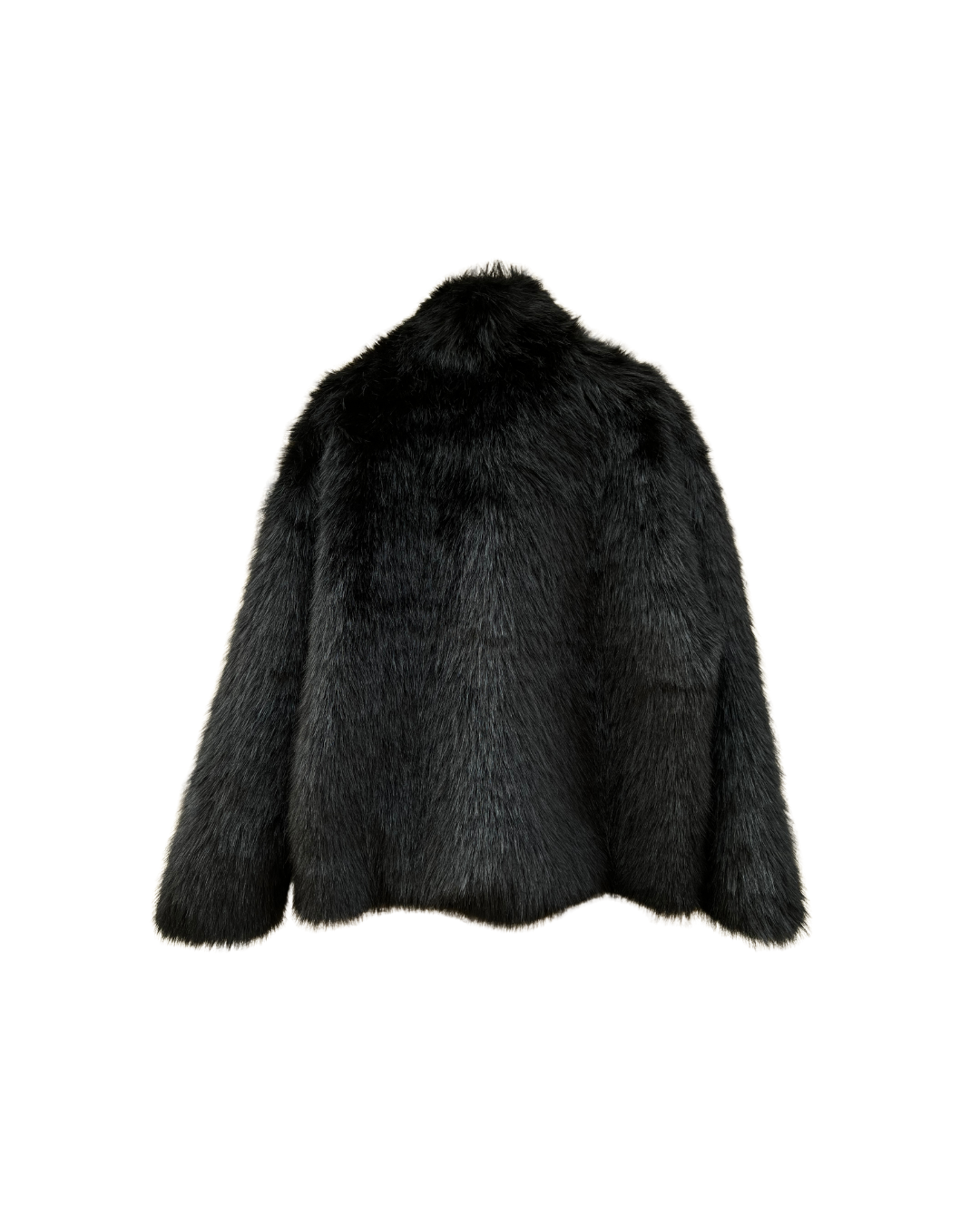 Betta Corradi Giacca Collo short faux-fur jacket black