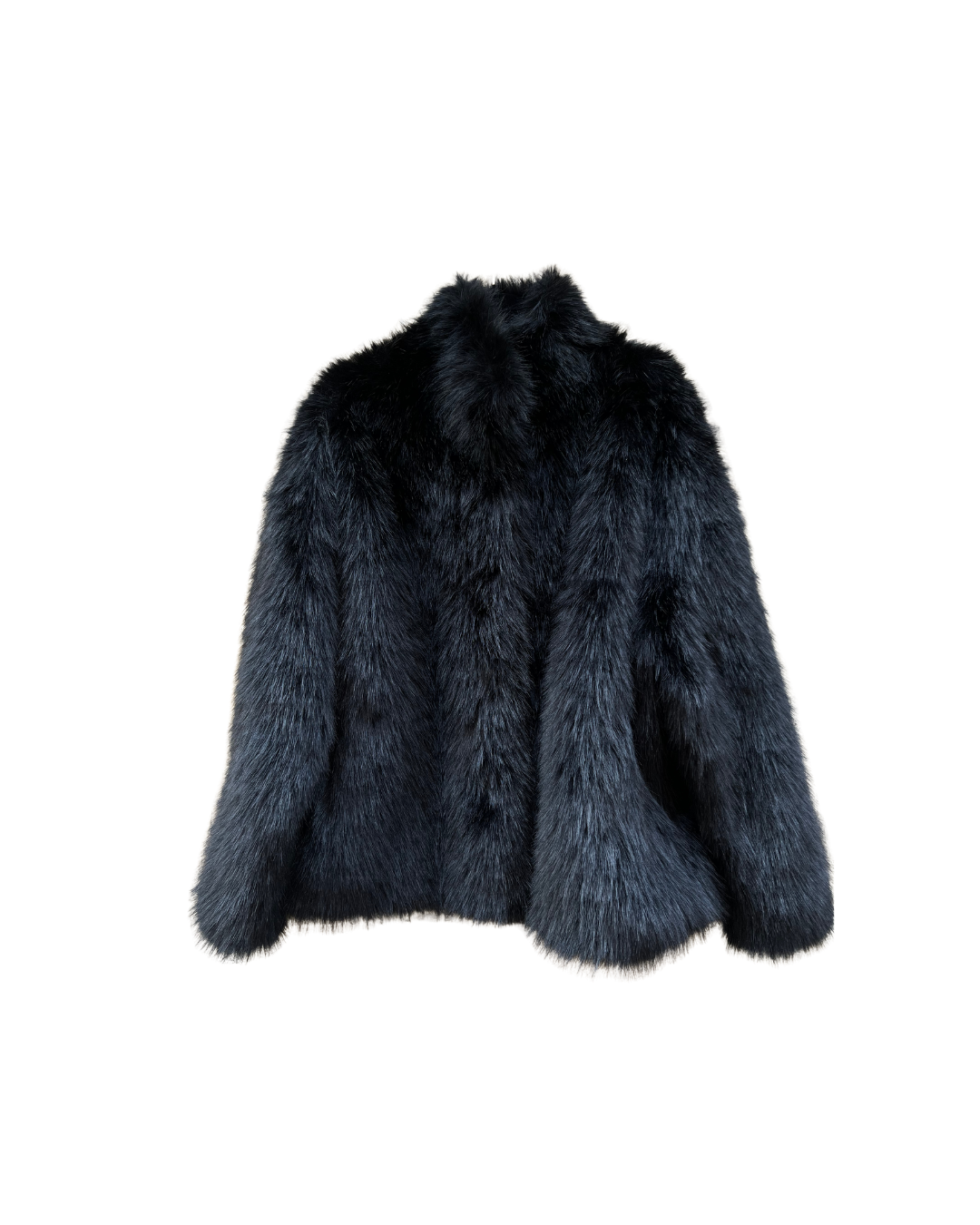 Betta Corradi Giacca Collo short faux-fur jacket black