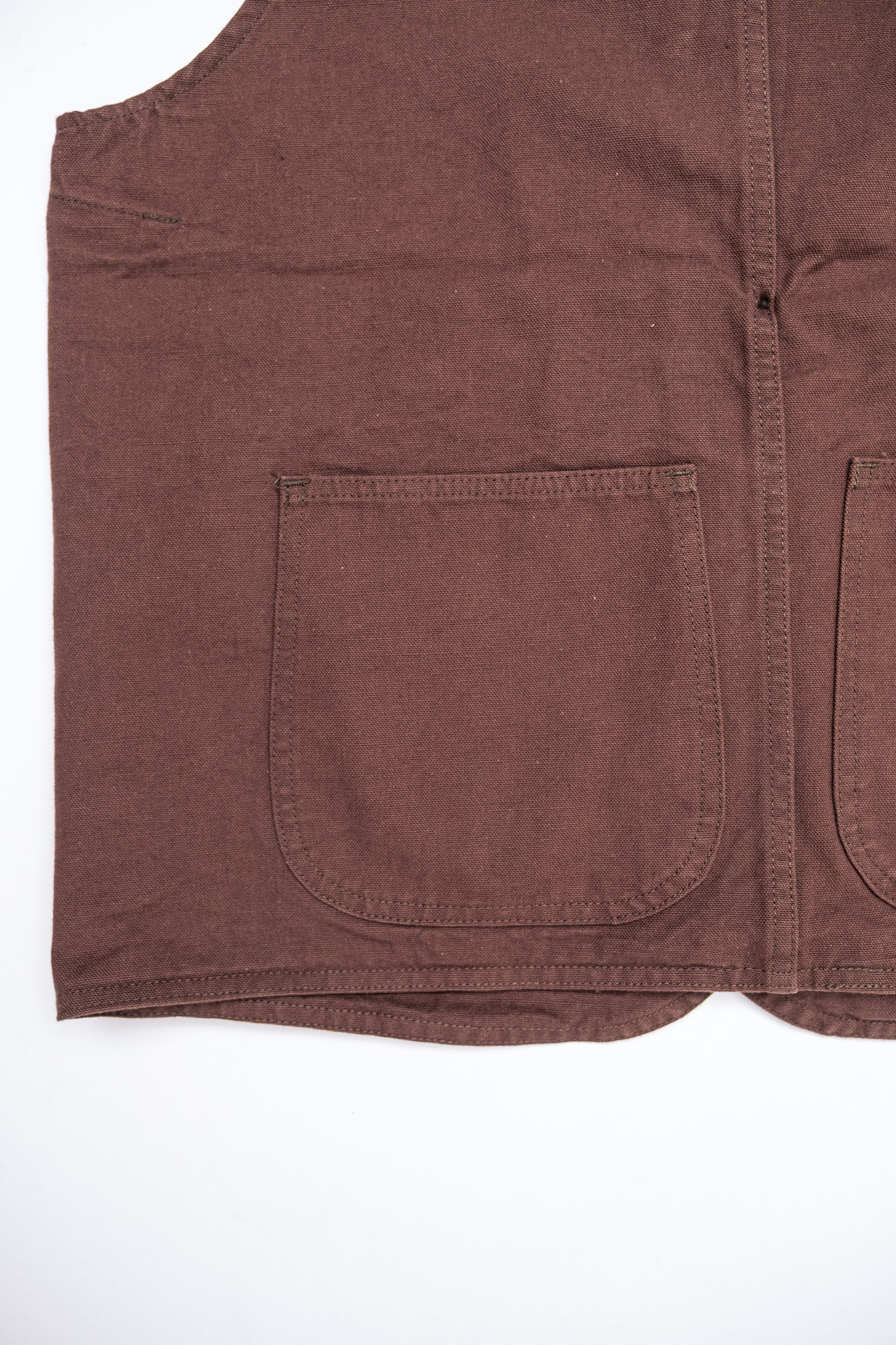 TCB Jeans - Huntsman Vest Brown Canvas - 8