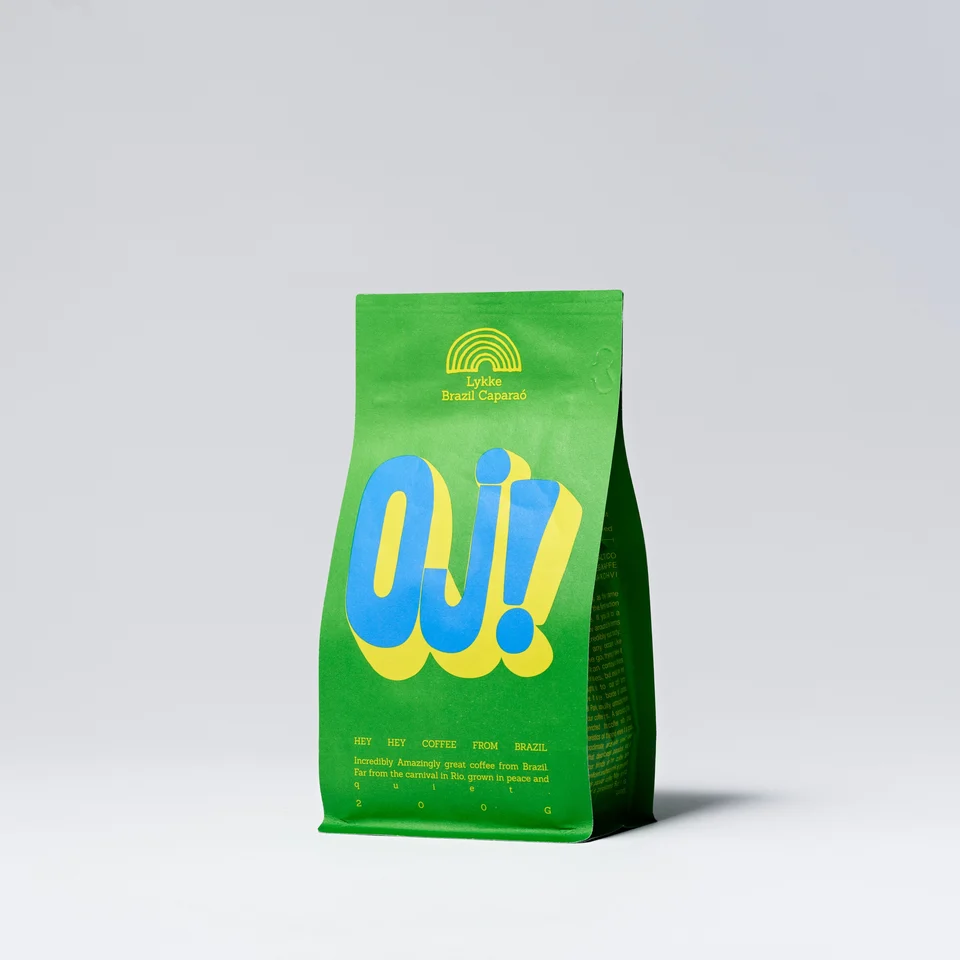 Lykke kaffegårdar - OJ! - Mellanrostade hela kaffebönor - 200g