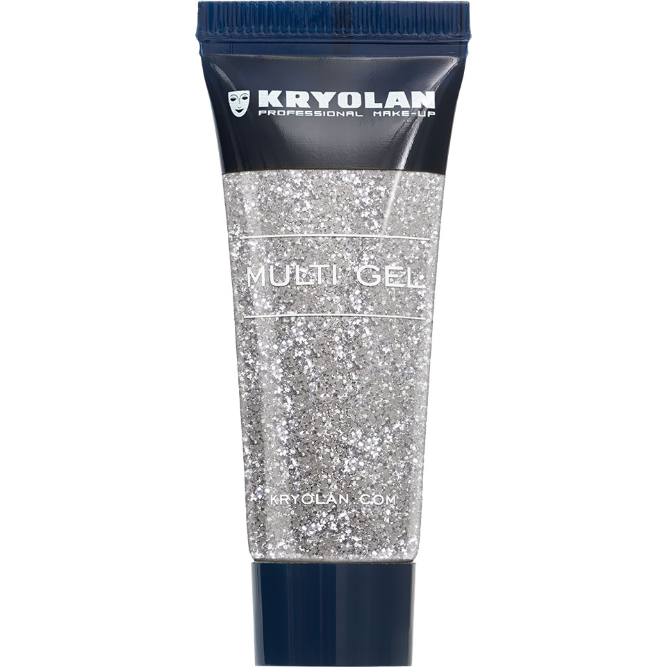 Multi Gel Glitter coarse SILVER 10 ml - Kryolan