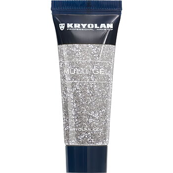 Multi Gel Glitter coarse SILVER 10 ml - Kryolan