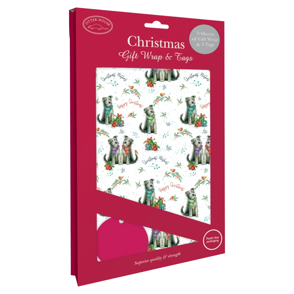 Julpapper Otter House Hundmotiv Cosy Dogs - 4