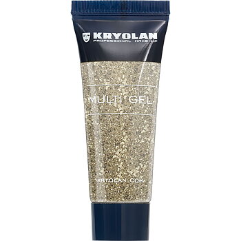 Multi Gel Glitter coarse GULD 10 ml - Kryolan