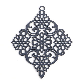 Berlock -  Filigree Romb,  mörkgrå