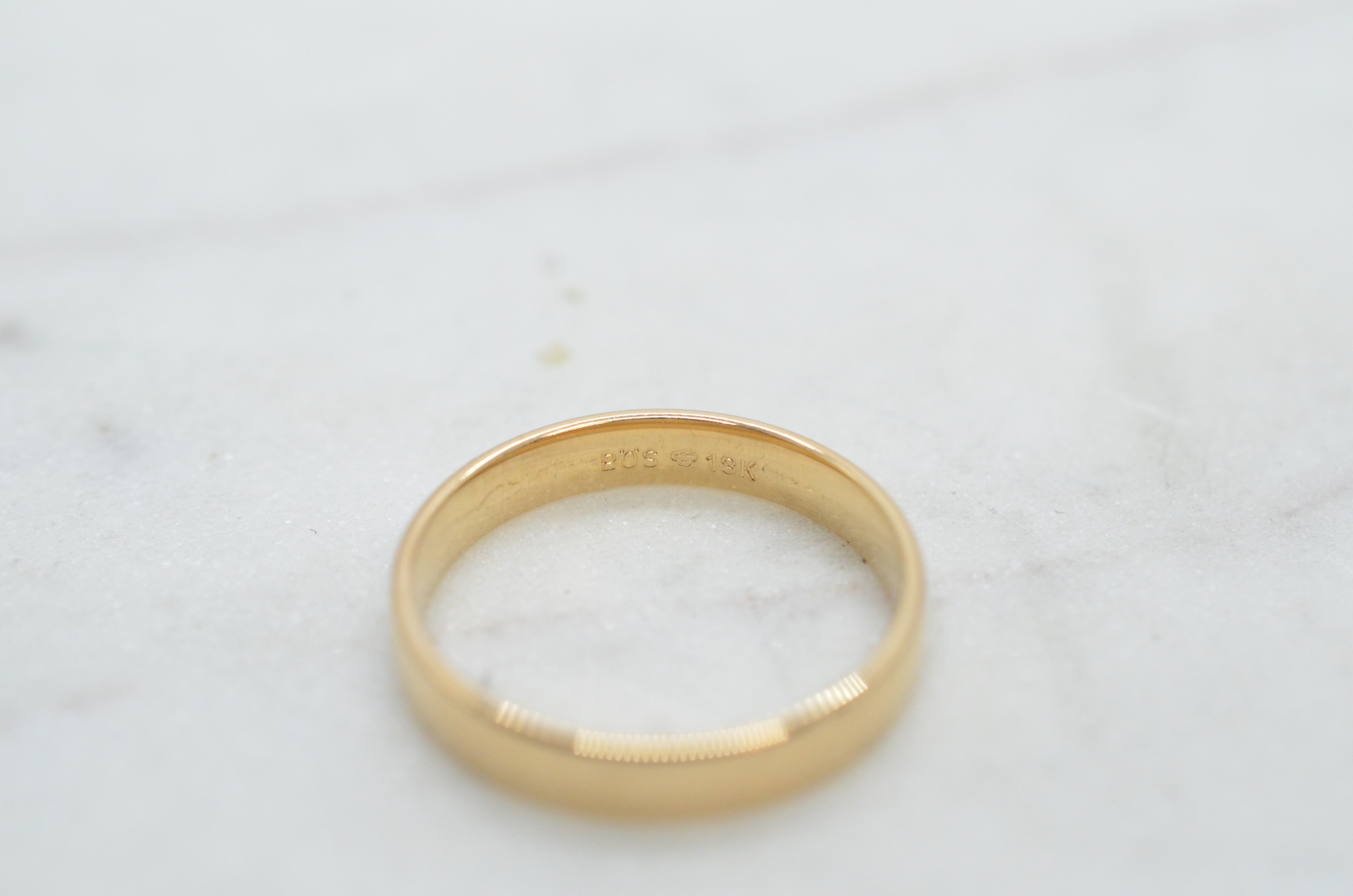 Second Hand 18k slät guldring - 3