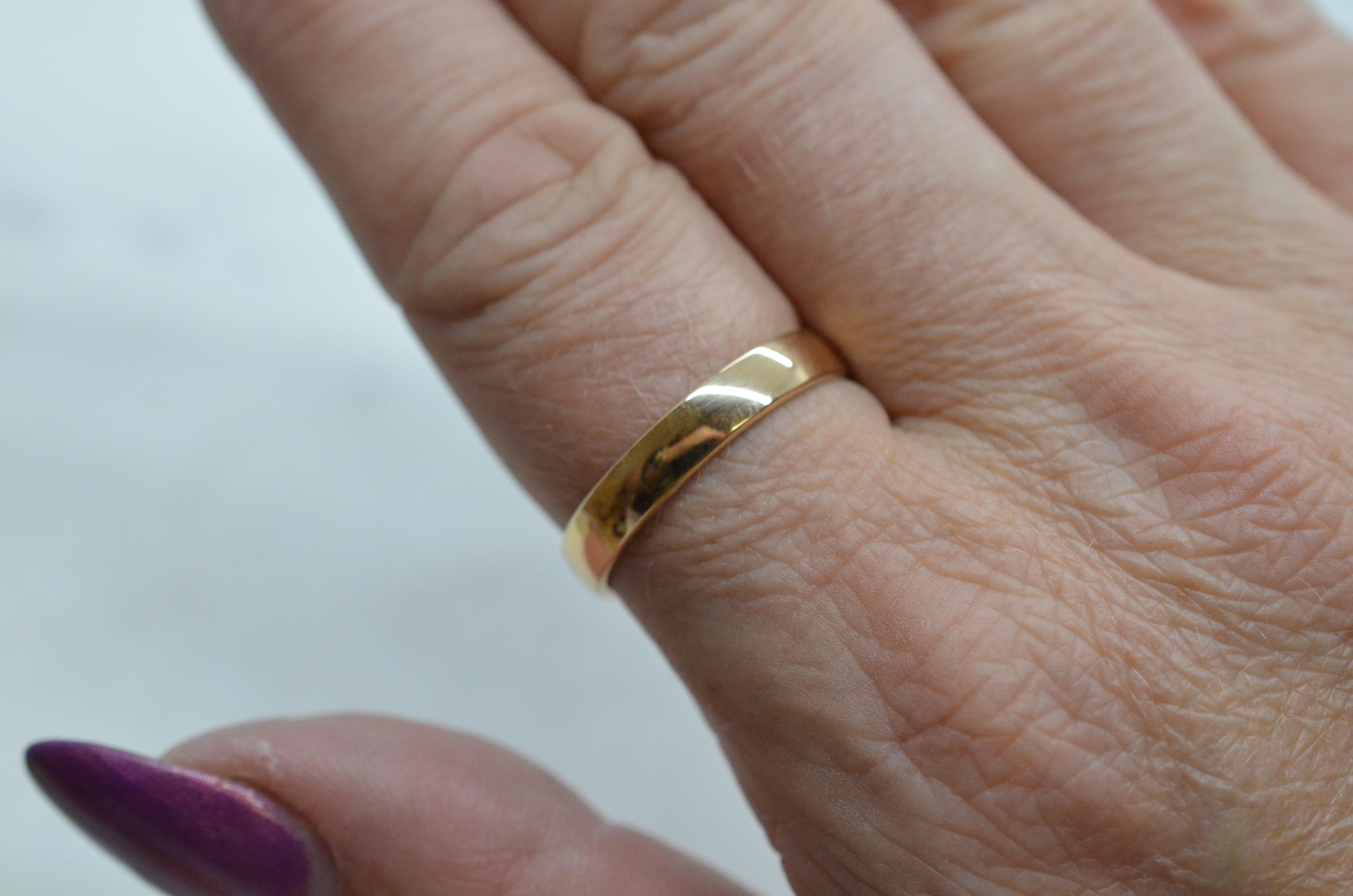 Second Hand 18k slät guldring