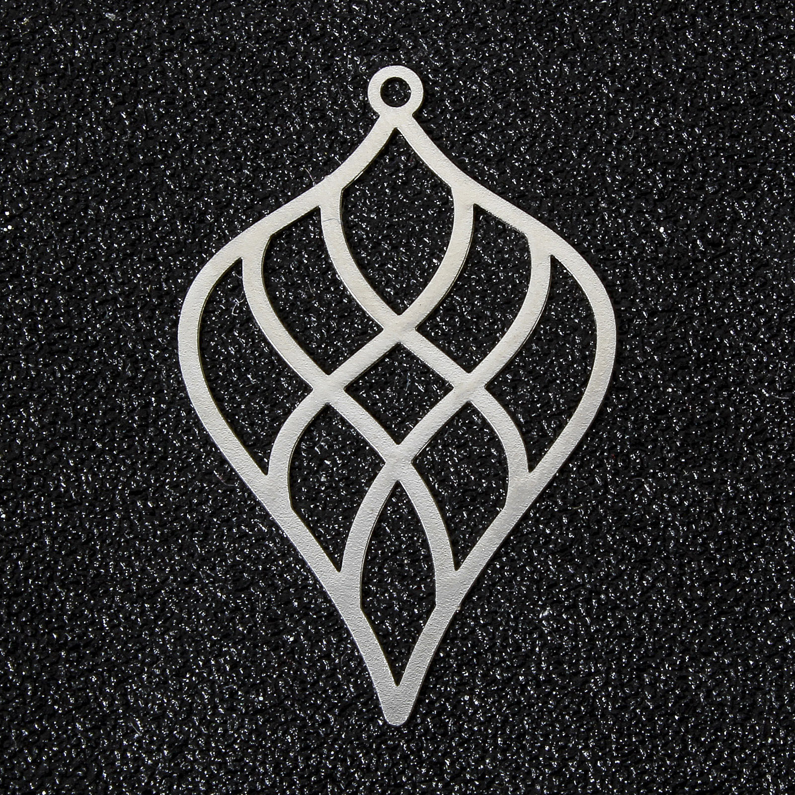 Berlock -  Filigree  drop,  Silver