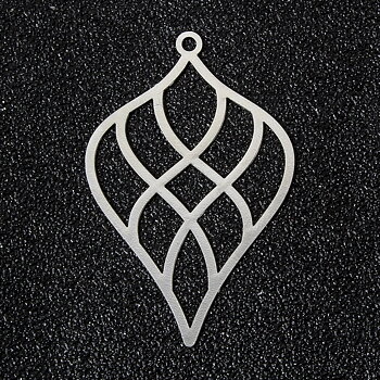 Berlock -  Filigree  drop,  Silver
