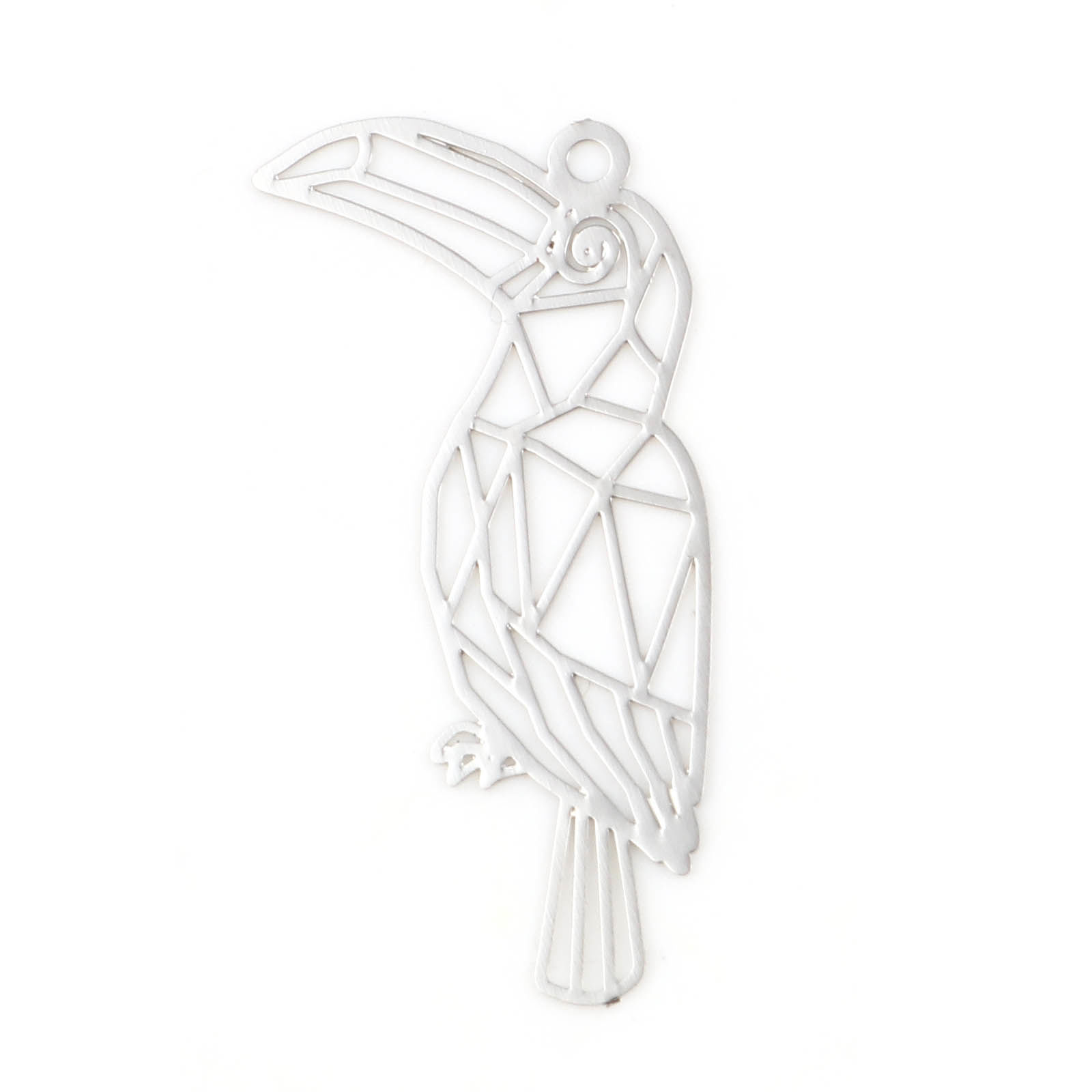 Berlock -  Filigree  Fågel Toucan Fågel, Silver