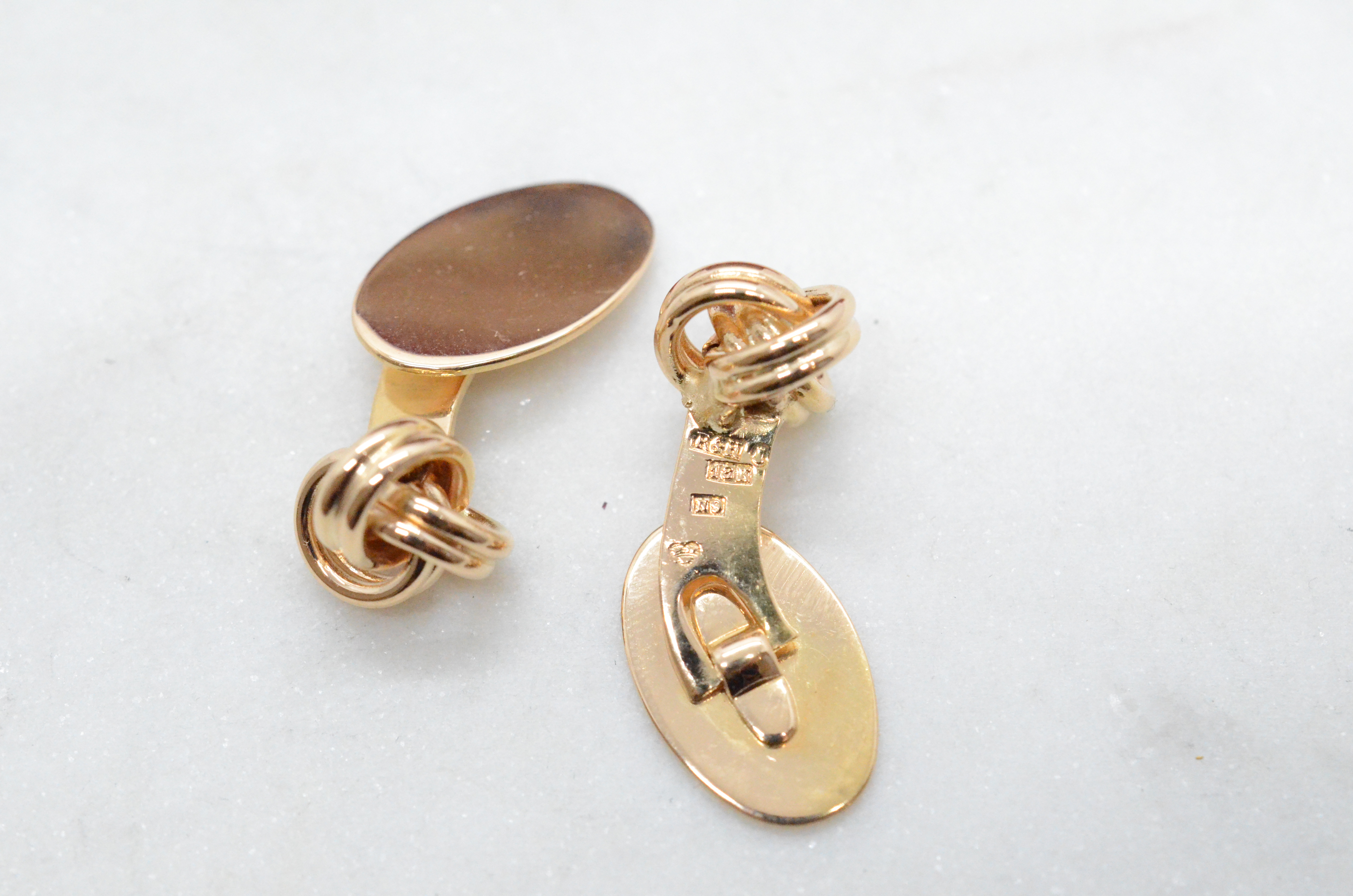 Vintage 18k manchettknappar, 1963 - 5