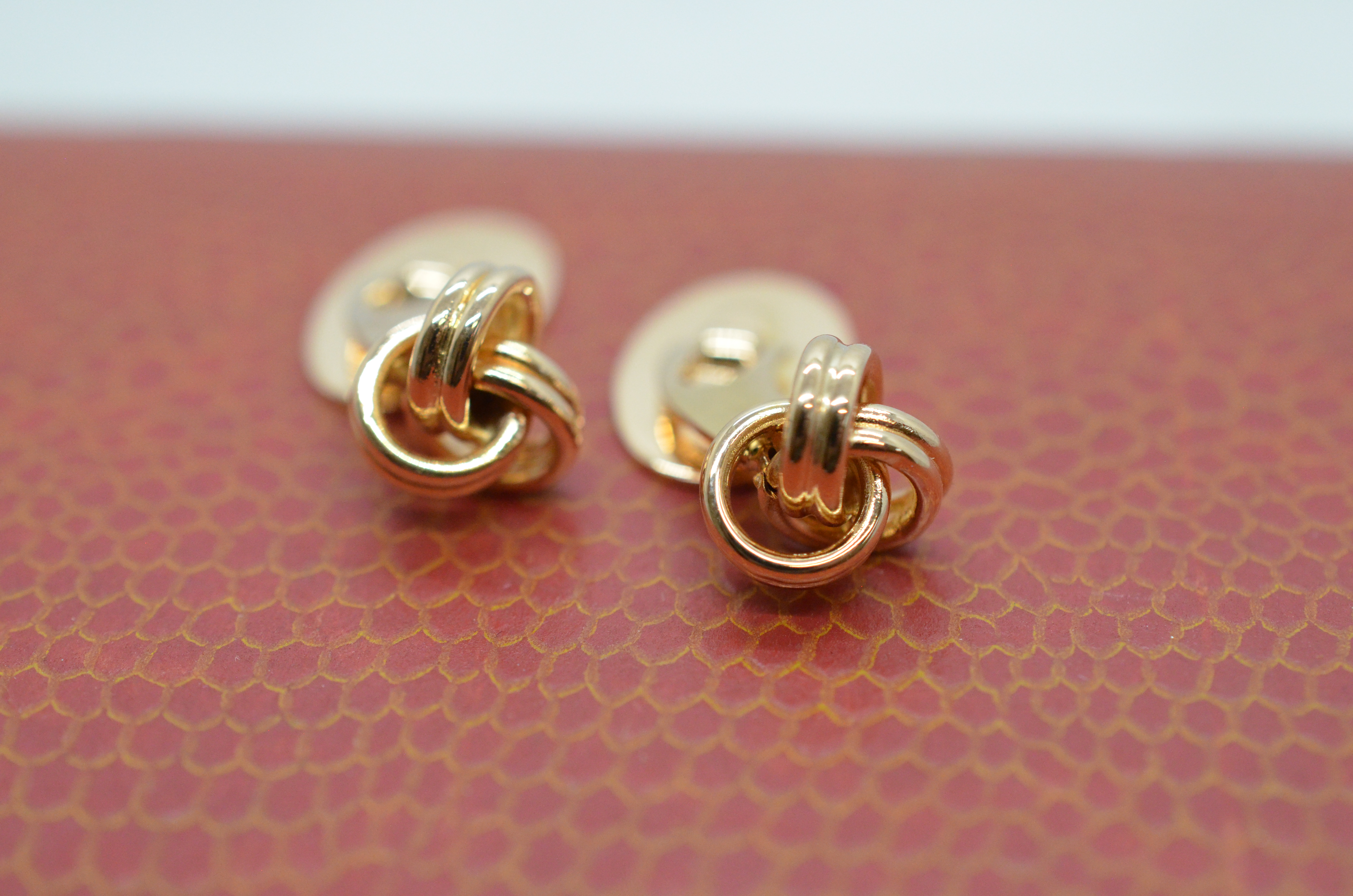 Vintage 18k manchettknappar, 1963