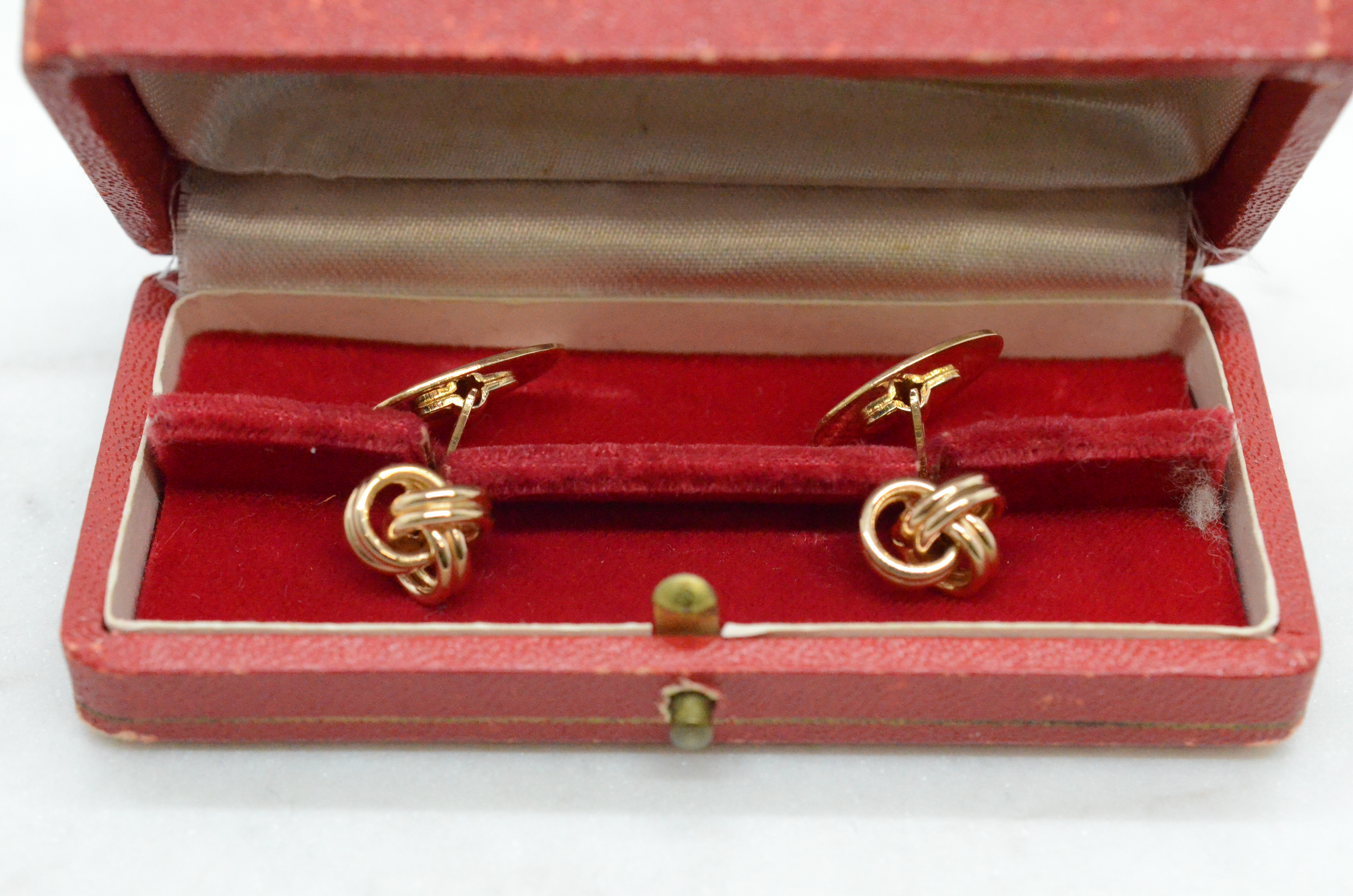 Vintage 18k manchettknappar, 1963 - 3