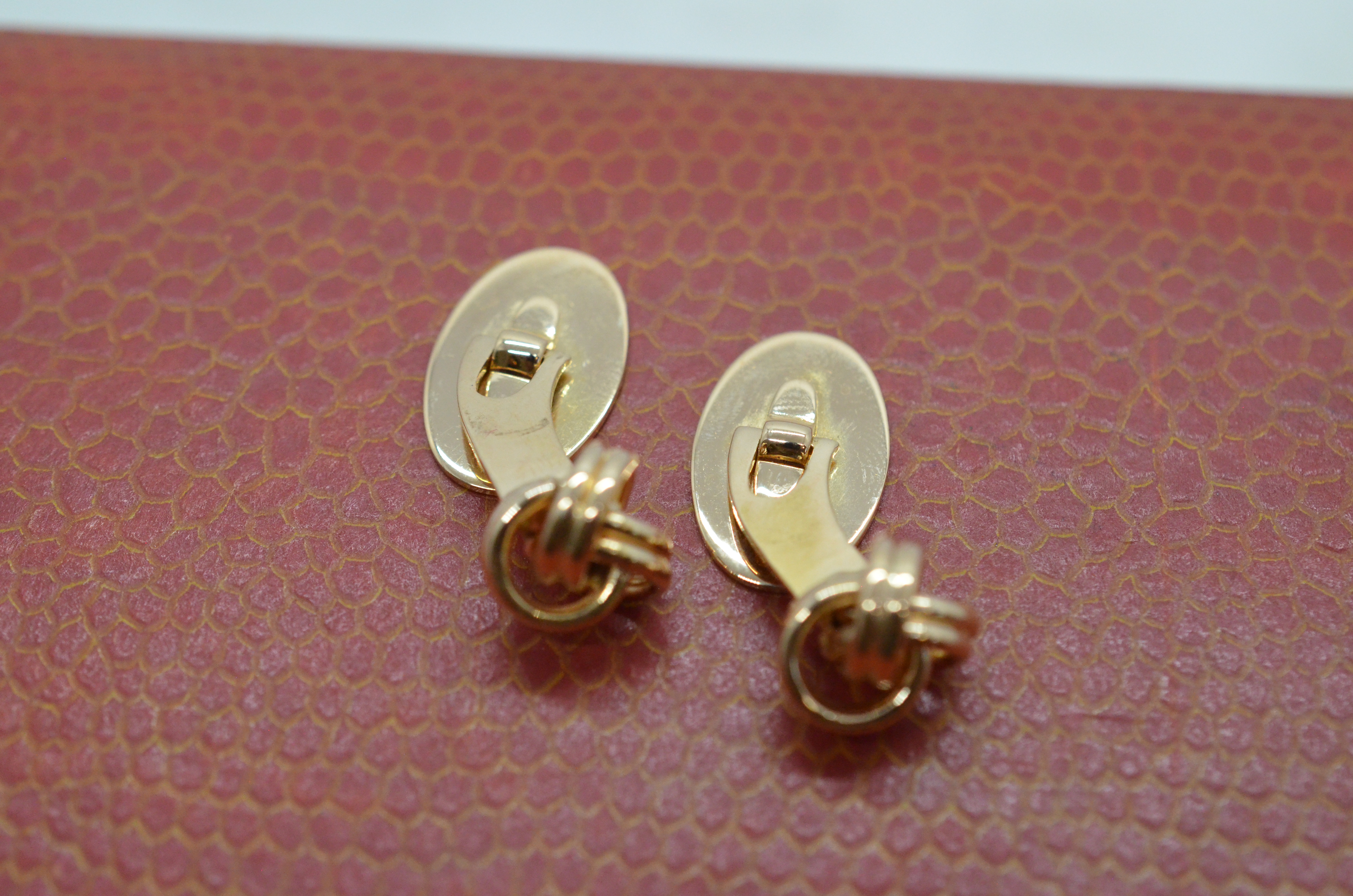 Vintage 18k manchettknappar, 1963 - 2