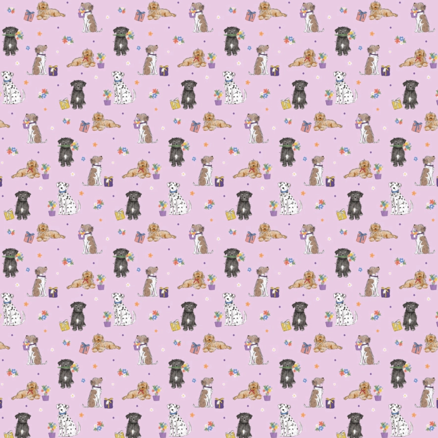 Presentpapper Otter House Hundmotiv Flower Pups - 2