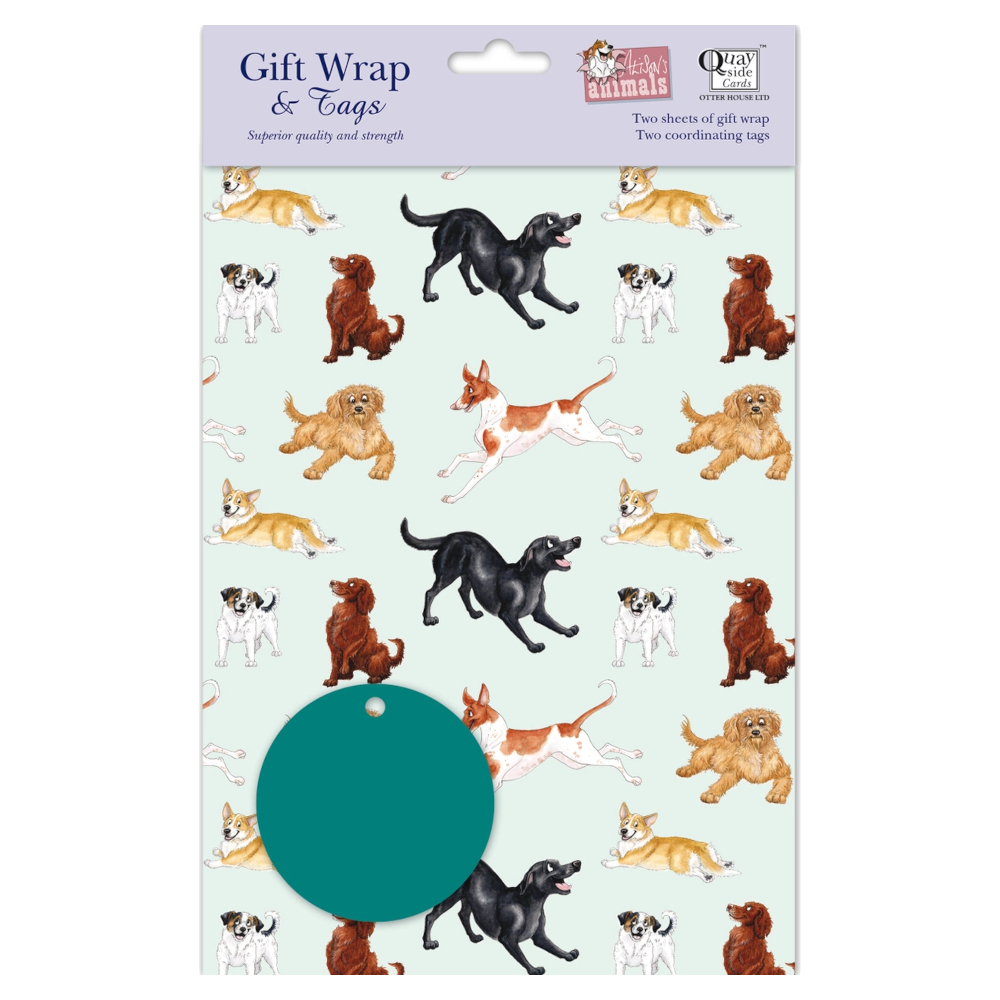 Presentpapper Otter House Hundmotiv Alisons Animals Dog