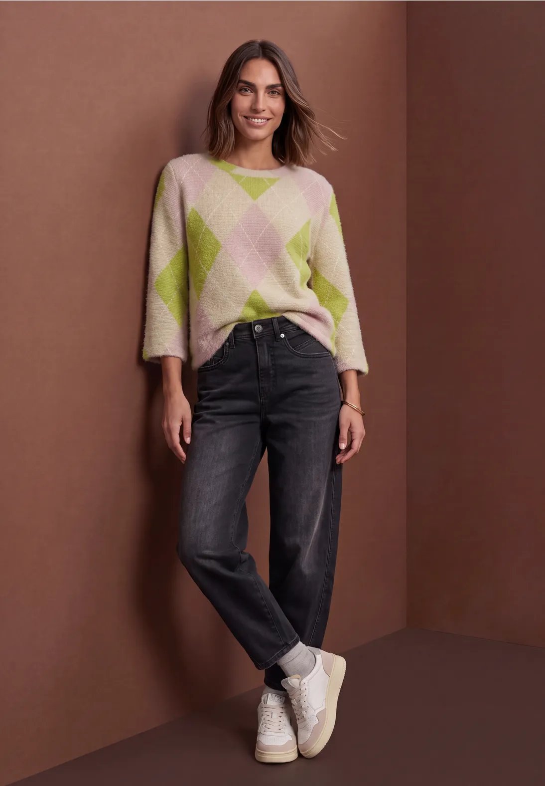 LTD QR Modern Fluffy Dessin Shirt - Street One