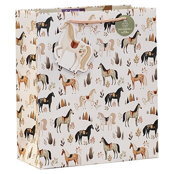 Presentpåse Hästmotiv Pony Trek Medium