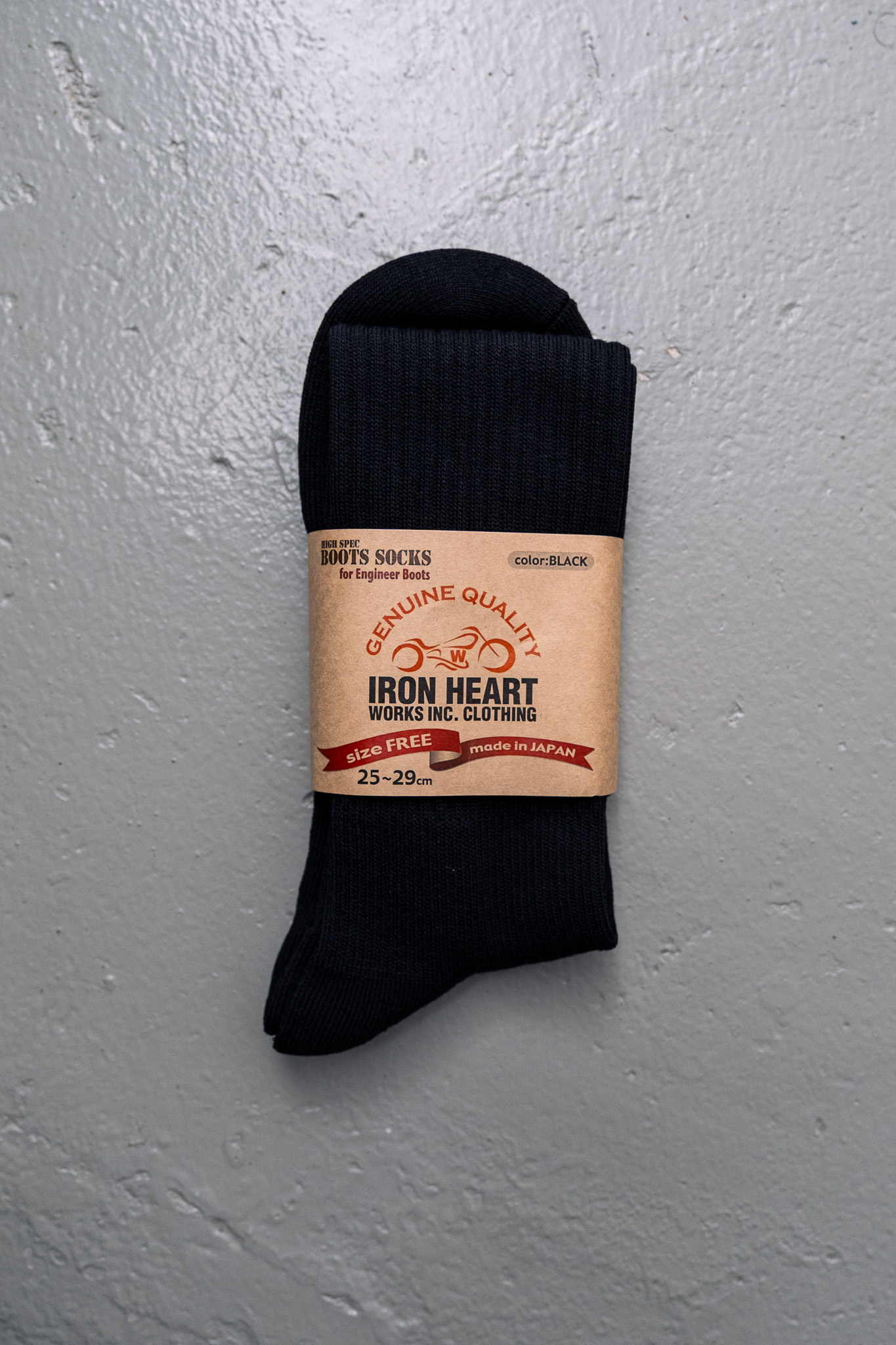 Iron Heart - IHG-029 Engineer Socks Black