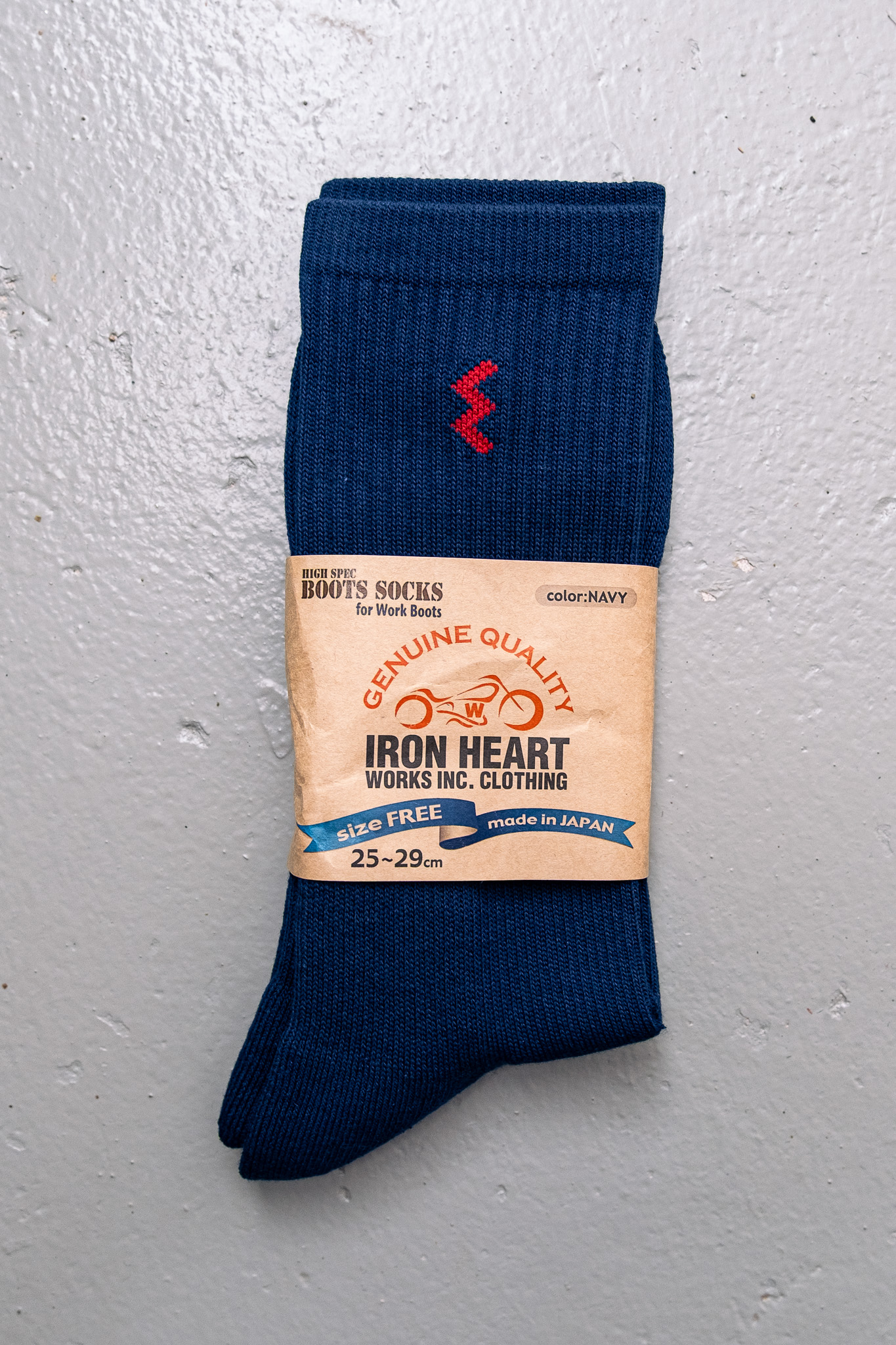 Iron Heart - IHG-030 Work Boot Socks Navy