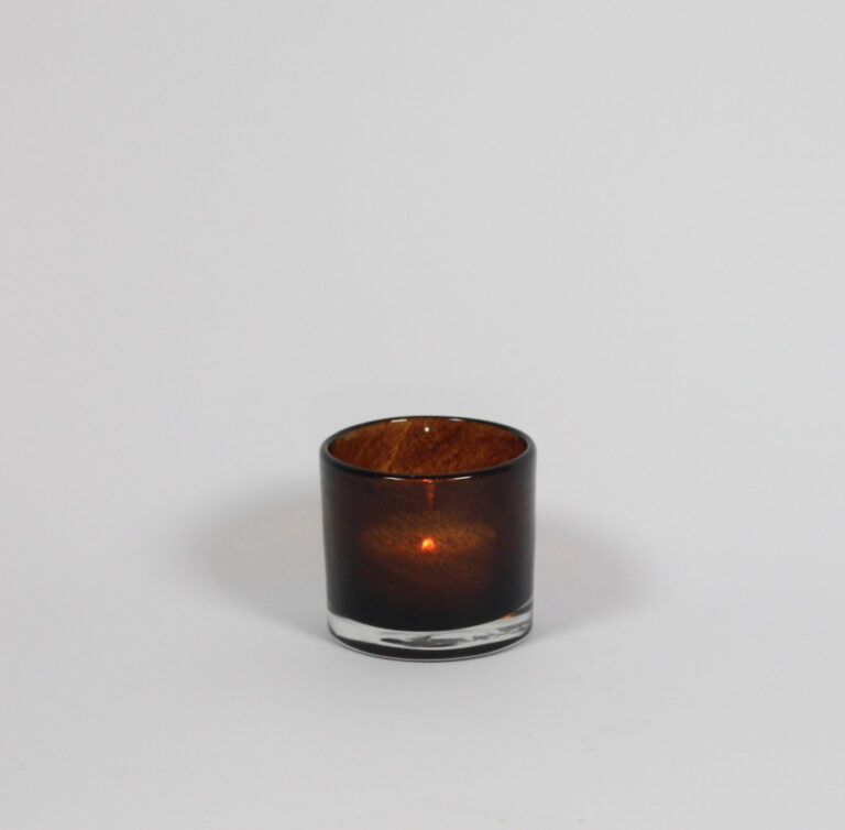 OLSSON & JENSEN Ljuslykta Nilla i färgen kaffe 8 cm