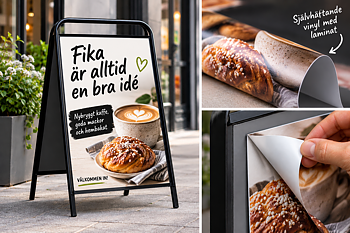 Skylttryck – för trottoarpratare & skyltställ