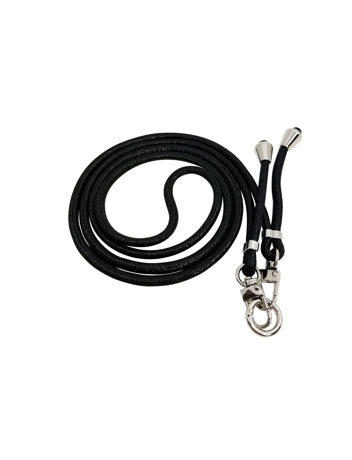 Mobile Bas Halsband Black Silver