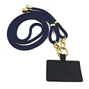 Mobile Bas Halsband  Blue Gold