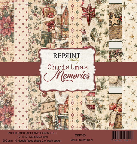 Paperpack Reprint -  Christmas  Memories Collection Paperpack - 12x12