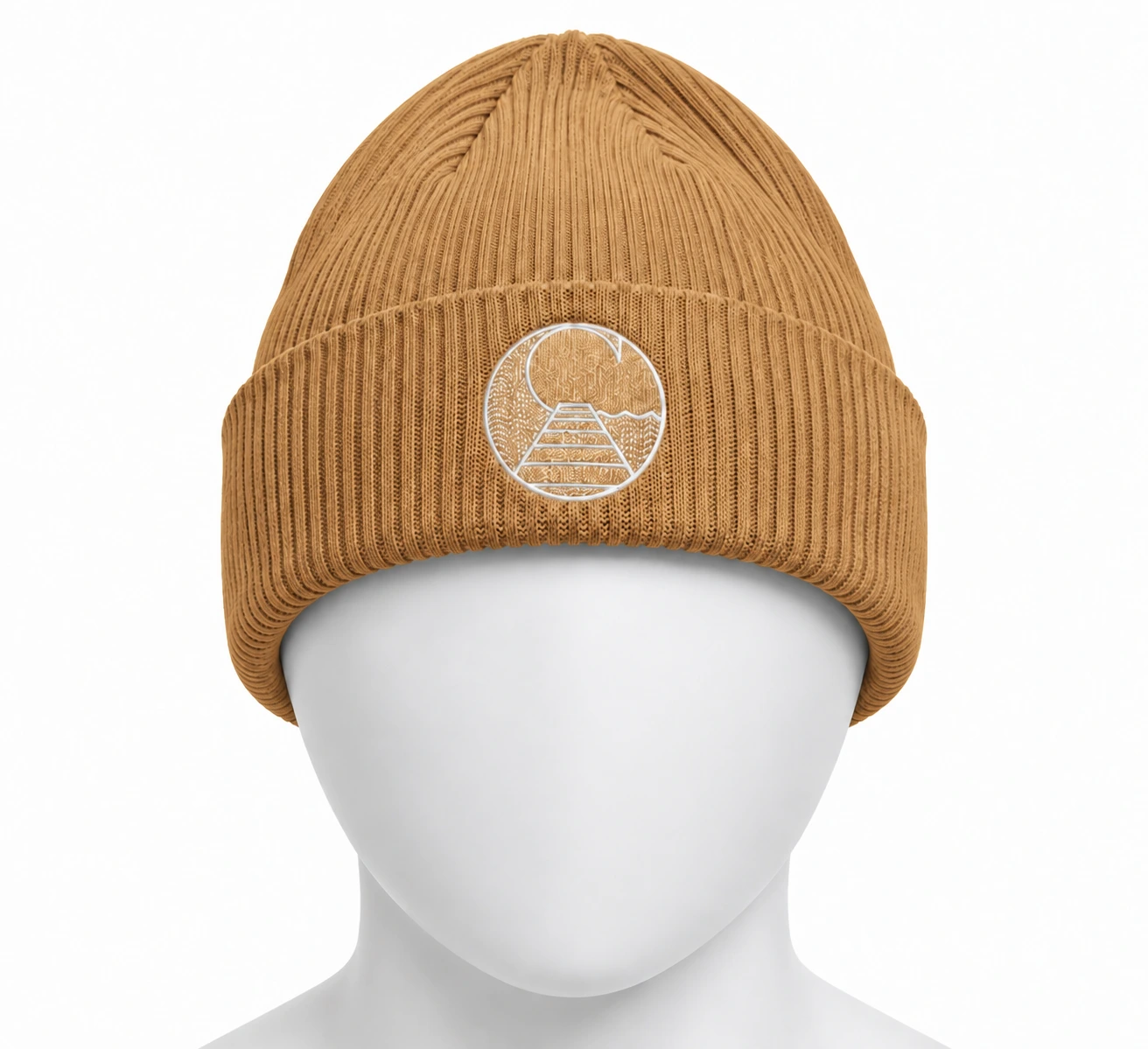 Boardwalk Big Logo Beanie Biscuit  - 2
